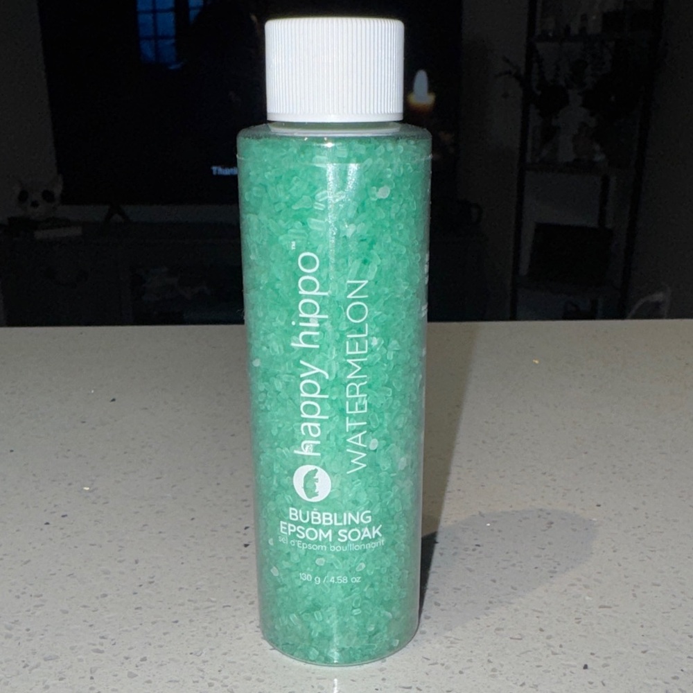 Watermelon Bubbling Epsom Soak - Green